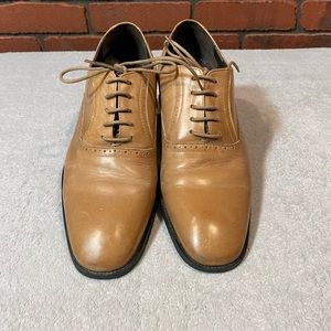 Salvatore‎ Mann Leather Men’s Light Brown Shoes Size 8
